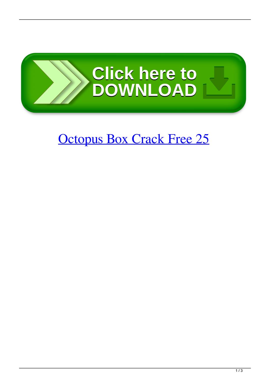 Octopus Box Crack Free Download